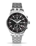Sekonda Mens Sports Chronograph Black Dial Stainless Steel Bracelet Watch 3332 Reviews