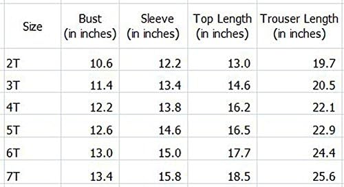 Genshion Kids Boys Girls Cute Sleepwear Christmas Pajamas 5T Green