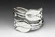 Silver Spoon Flower Adjustable Antique Inspired Ring Tulip R