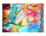 Company of7 Abstract Giclee Poster Print by Bob Vogel, 20x16