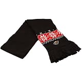 NHL Reebok Minnesota Wild Ladies Black Snowflake Knit Scarf