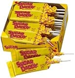 Charms Sugar Daddy Milk Cramel LolliPops - 24 Pops/ Box