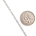 Sterling Silver Diamond Cut Rope 3mm Necklace Chain Italian Italy Solid .925
