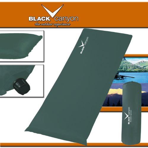 BLACK CANYON Matelas auto gonflable 200 x 66 x 7 cm Vert