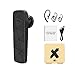 PLAY X STORE Wireless HD Voice Headphone - Mini Universal Headset With Microphone,In-ear Earbuds-Black