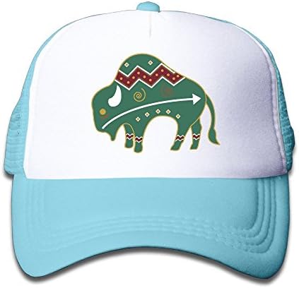 American Bison Poster One Size Adjustable Baseball Snapbacks Kid's Hat