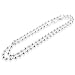 5mm Sterling Silver 16" Bead or Ball Chain Necklace Italian Made