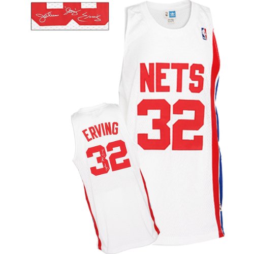 Mounted Memories New Jersey Nets Julius Erving Autographed Swingman Jersey