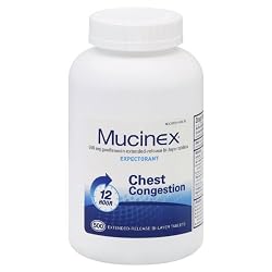 Mucinex Extended-Release Bi-Layer Tablets, 500 Count