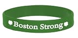 Boston Strong Silicone Wristband with White Print