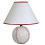 Ore International Ceramic Baseball Lamp
