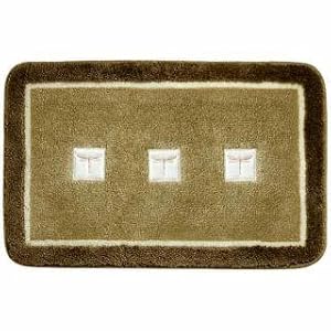 Amazon.com - DRAGONFLY BATH MAT throw rug brown bathroom home