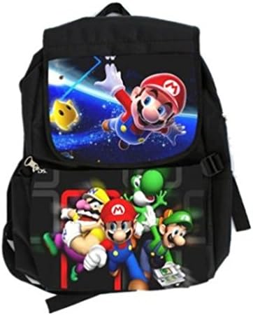 2014 Latest Japanese Anime Classic Students Shoulders Backpack Schoolbag 19*13" Super Mario