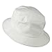 Big Size Cotton Blend Twill Bucket Hat - White (For Big Head)