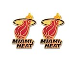 Miami Heat Post Stud Logo Earring Set Nba Charm