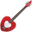 Daisy Rock Debutante Heartbreaker Short Scale Red Hot Red Electric Guitar