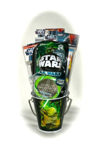 Star Wars Fun Filled Pail Gift Set Great As an Easter Basket, Holidays or Any Time