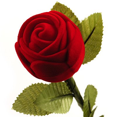 Red Rose Gift Box for Small Rings