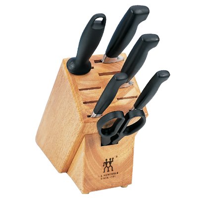 Zwilling J.A. Henckels Four Star 7-Piece Knife Set with Block