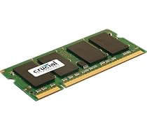 Crucial Technology CT25664AC800 2GB 200-pin SODIMM DDR2 PC2-6400 Memory Module
