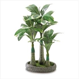 EVERLASTING BONSAI FAUX PALM TREE SILK PLANT DESK TOP