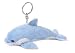 WWF Plüschtiere, Schlüsselring Delfin hellblau