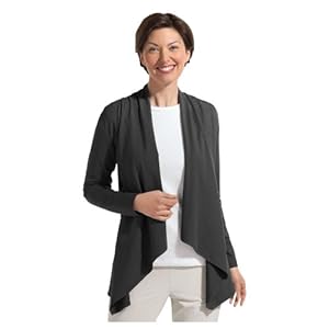 Coolibar UPF 50+ Women's Sun Protective Wrap (Black - XX-Large)