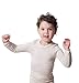 Big Girls Organic Wool-Silk Long-Sleeve Underwear Shirt