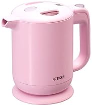飲みたいときにサッと沸く! TIGER 電気ケトル 0.8L(フッ素加工内容器) ピンク PFY-A080P