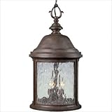 Ashmore Old World Style Cobblestone Cast Hanging Outdoor Lantern
