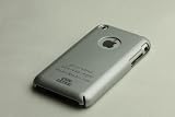 Custom Laser Engraving Apple iPhone Soft Polycarbonate Slim fit Case -Silver (Cozip Brand) Made in Korea