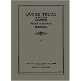 1934 1935 1936 DODGE TRUCK Shop Service Repair Manual by Dodge