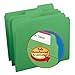 Smead File Folder, Reinforced 1/3-Cut Tab, Letter Size, Green, 100 per Box (12134)
