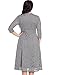 LookbookStore Women's Plus Size Lace Bridal Formal Skater Dress 12W-32W