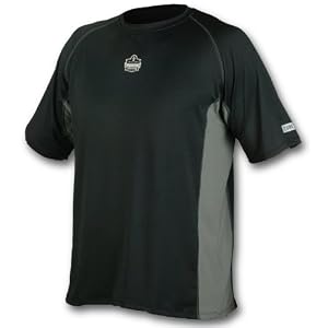 CORE Performance Work Wear 6418 Short Sleeve Shirt, Black, 2X-Large by 