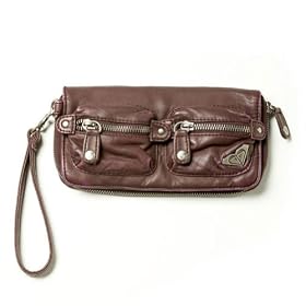 Roxy abra cadabra washed vinyl wallet with pockets