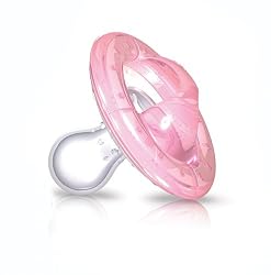 Nuby Cherry Softflex Pacifier 0-6 Months, 2 Pack