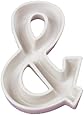 Ivy Lane Design Ceramic Love Letter Dish, Ampersand, White