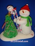 Trimming the Tree Snowman Techno Plush
