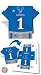 Set of 96 Kansas Jayhawks Football JerseyNaps® Party Napkins NCAA College Athletics