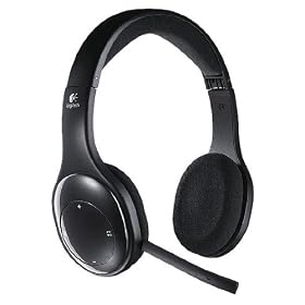 Logitech - Wireless Headset H800 -  Micro-casque sans-fil - Micro anti-bruit - Commandes audio � port�e de main - Noir