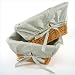 Honey Square Nursery Basket with Sage Gingham Liner [Set of 2]