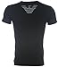 Emporio Armani T Shirt Back Eagle Tonal in Black