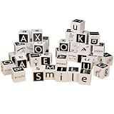 Elegant Baby Wooden Blocks- Black & White