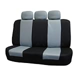 FH-FB051R013 Univerisal Bench Seat Cover 40/60 Split and 50/50 Split Gray / Black