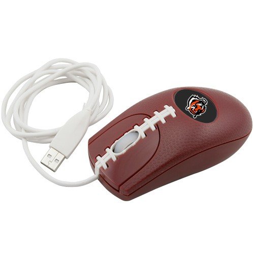 Cincinnati Bengals Brown Pro-Grip Football Optical Mouse