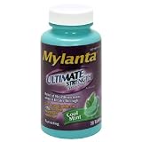 Mylanta Antacid Ultimate Strength Chewables, Cool Mint, 70-Count Tablets (Pack of 4)