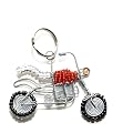 Beaded Motorcycle Keychain - South Africa