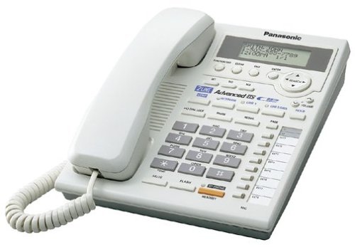 Panasonic KX-TS3282W 2-Line Corded Speakerphone with Caller ID and Intercom (White)