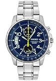 Seiko Men’s Chronograph Stainless Steel Watch #SNN075